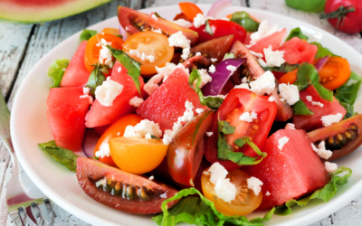 TOMATO, MELON & FETA SALAD