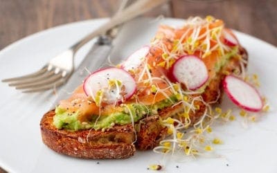 SMOKED SALMON on RYE SOURDOUGH