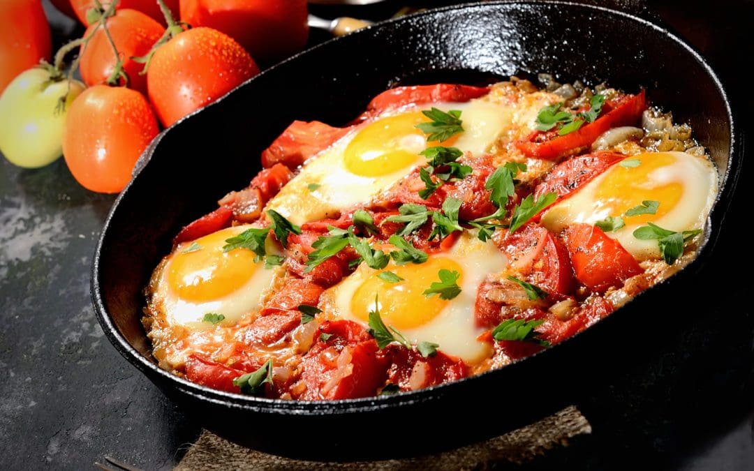 SPANISH BAKED EGGS